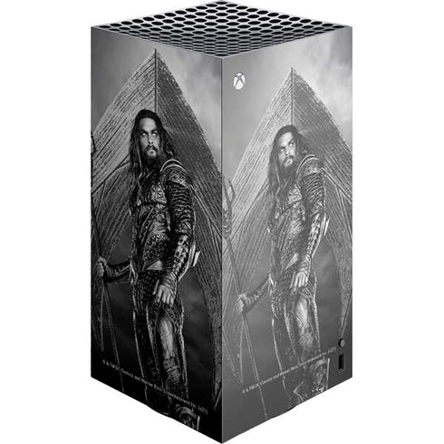 The Justice League (2017) Aquaman Poster XBox Series X Digital Edition Console Skin