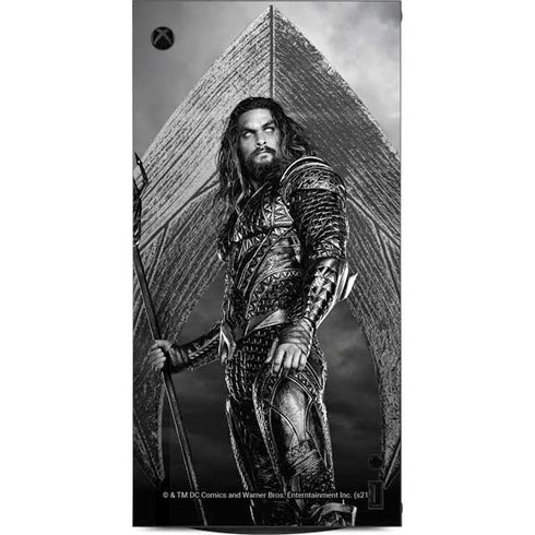 The Justice League (2017) Aquaman Poster XBox Series X Digital Edition Console Skin