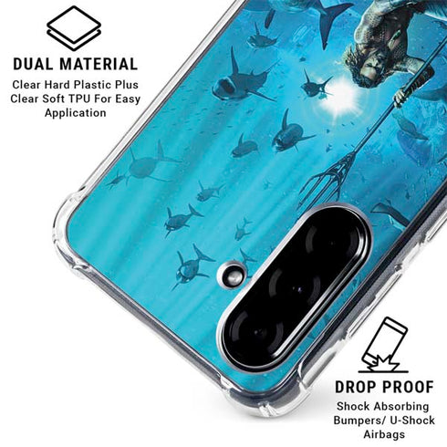 DC Comics DC Comics Movie Poster Main Galaxy A36 5G Clear Case