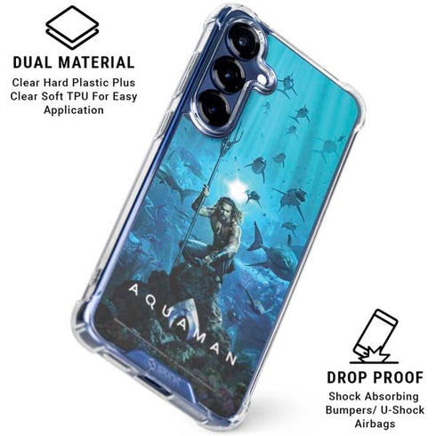 DC Comics DC Comics Movie Poster Main Galaxy S25 Plus Clear Case