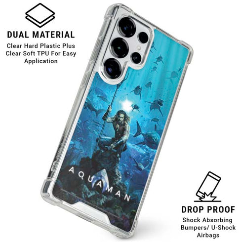 DC Comics DC Comics Movie Poster Main Galaxy S25 Ultra Clear Case