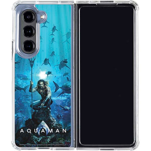 DC Comics DC Comics Movie Poster Main Galaxy Z Fold5 5G Clear Case