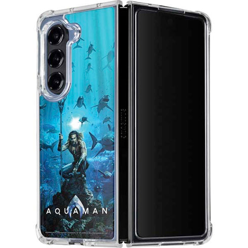 DC Comics DC Comics Movie Poster Main Galaxy Z Fold5 5G Clear Case