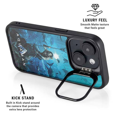 DC Comics DC Comics Movie Poster Main iPhone 13 Kickstand Case