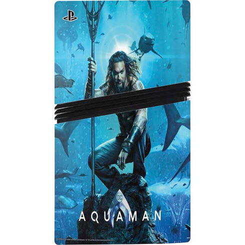 DC Comics DC Comics Movie Poster Main PS5 Pro Disk Console Skin