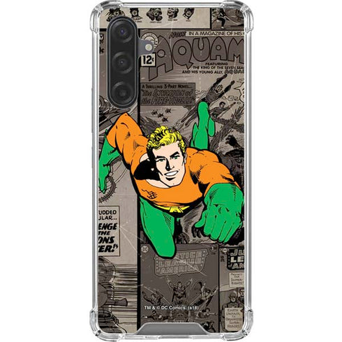DC Comics Aquaman Classics Art Galaxy A17 Clear Case