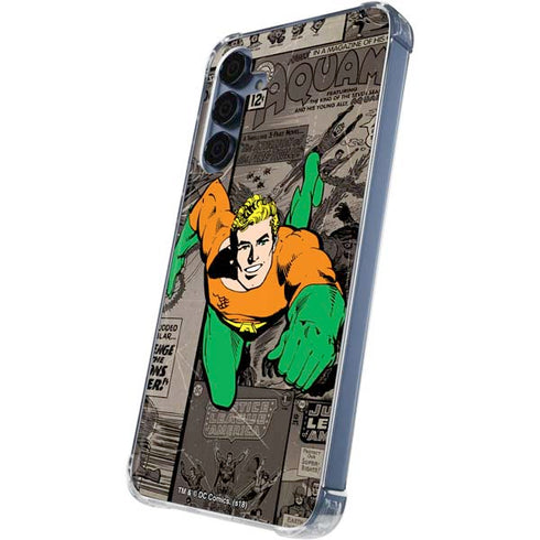 DC Comics Aquaman Classics Art Galaxy A55 5G Clear Case