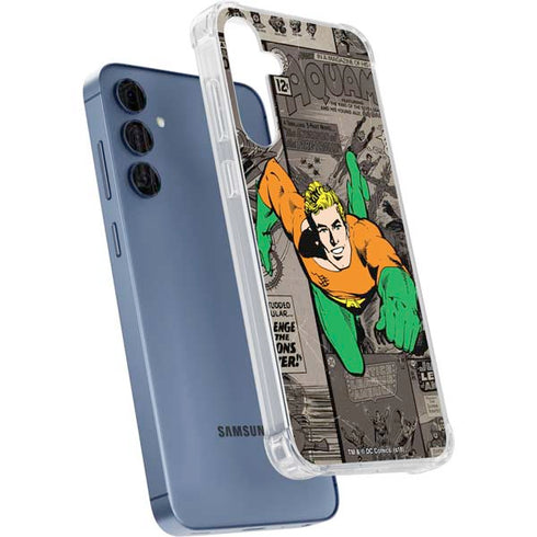 DC Comics Aquaman Classics Art Galaxy A55 5G Clear Case