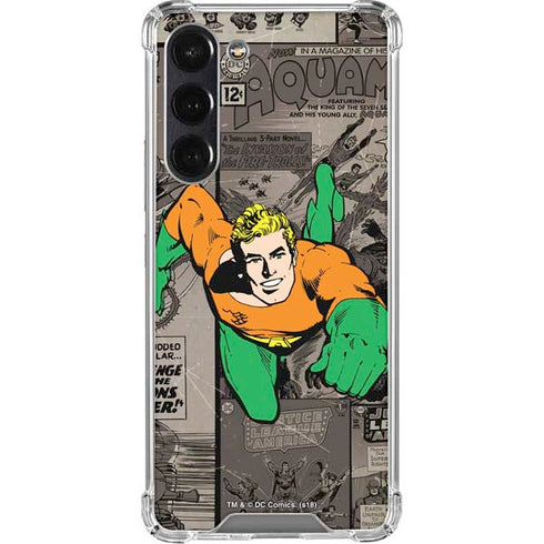 DC Comics Aquaman Classics Art Galaxy S24 FE Clear Case