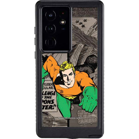 DC Comics Aquaman Classics Art Galaxy S24 Ultra Waterproof Case