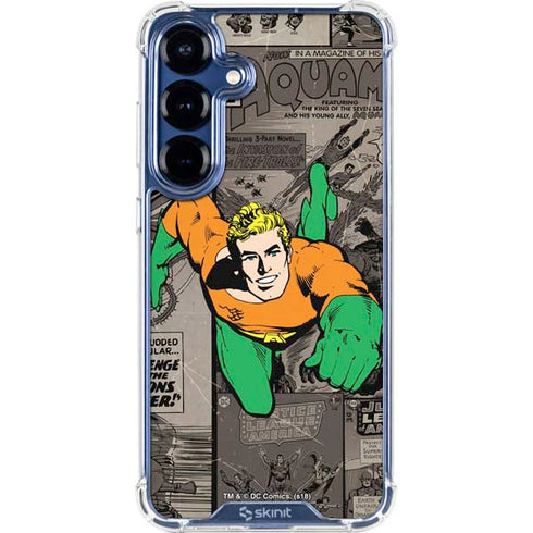 DC Comics Aquaman Classics Art Galaxy S25 Clear Case