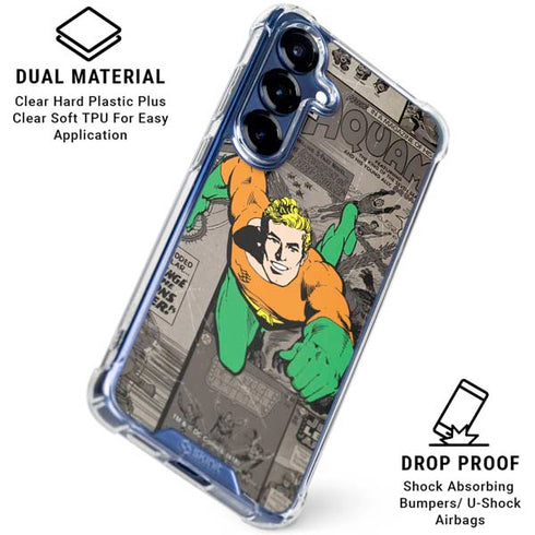 DC Comics Aquaman Classics Art Galaxy S25 Clear Case