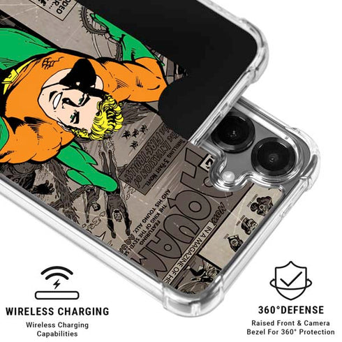 DC Comics Aquaman Classics Art Galaxy S26 Clear Case