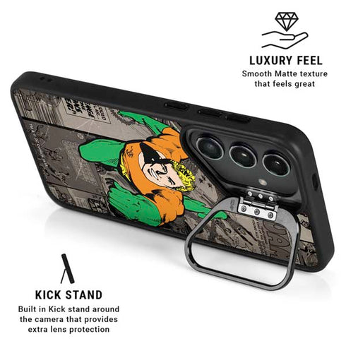 DC Comics Aquaman Classics Art Galaxy S26 Kickstand Case