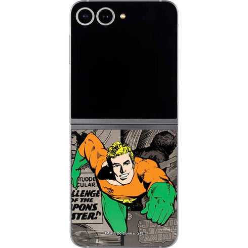 DC Comics Aquaman Classics Art Galaxy Z Flip6 Skin
