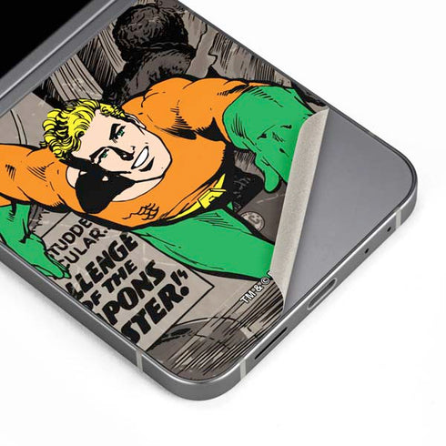 DC Comics Aquaman Classics Art Galaxy Z Flip6 Skin