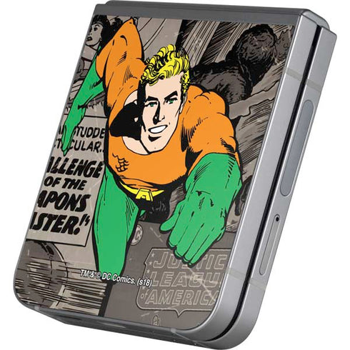 DC Comics Aquaman Classics Art Galaxy Z Flip6 Skin