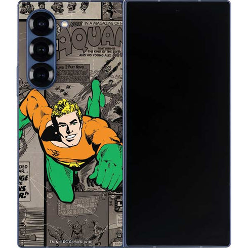 DC Comics Aquaman Classics Art Galaxy Z Fold6 Skin