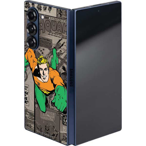 DC Comics Aquaman Classics Art Galaxy Z Fold6 Skin