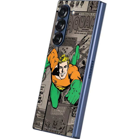 DC Comics Aquaman Classics Art Galaxy Z Fold6 Skin