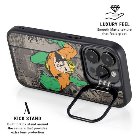 DC Comics Aquaman Classics Art iPhone 13 Pro Kickstand Case