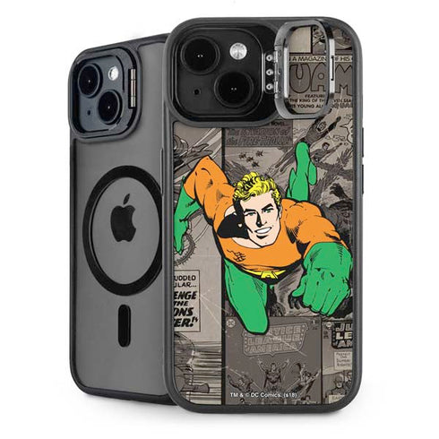 DC Comics Aquaman Classics Art iPhone 15 Kickstand Case