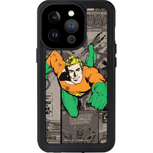 DC Comics Aquaman Classics Art iPhone 15 Pro Waterproof Case
