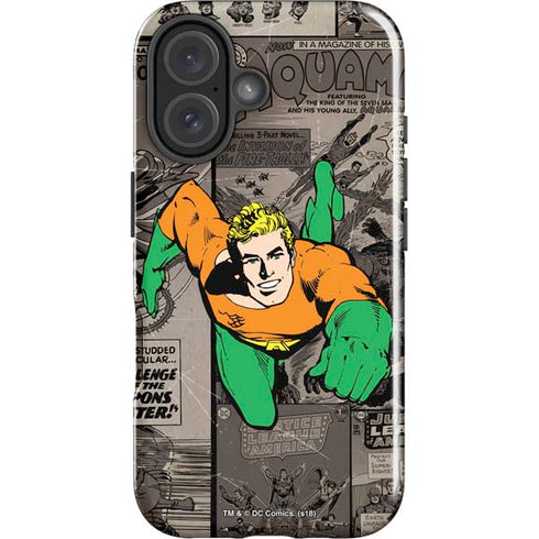 DC Comics Aquaman Classics Art iPhone 16 Plus Impact Case