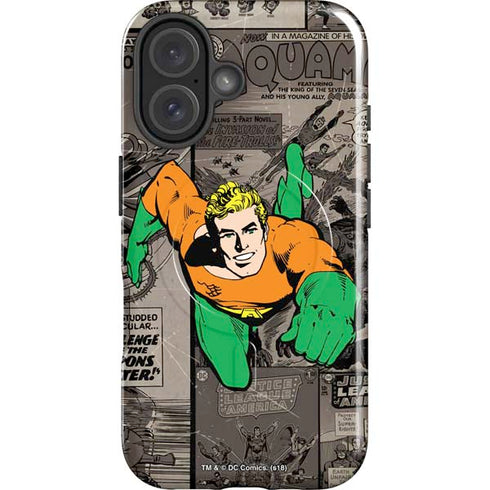 DC Comics Aquaman Classics Art iPhone 16 Plus Magsafe Impact Case