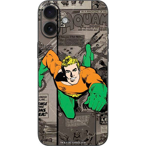DC Comics Aquaman Classics Art iPhone 16 Plus Skin