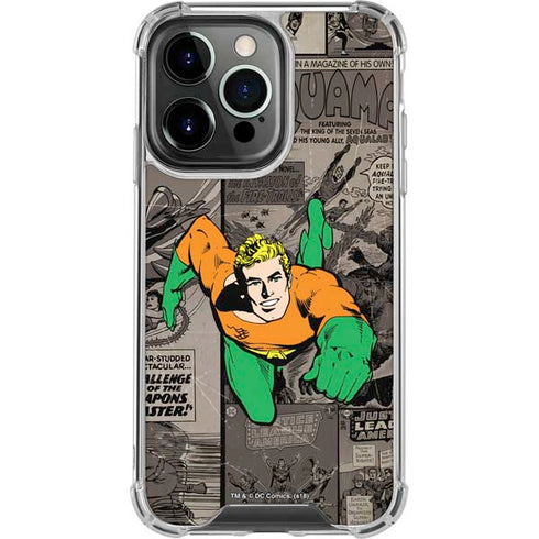 DC Comics Aquaman Classics Art iPhone 16 Pro Clear Case