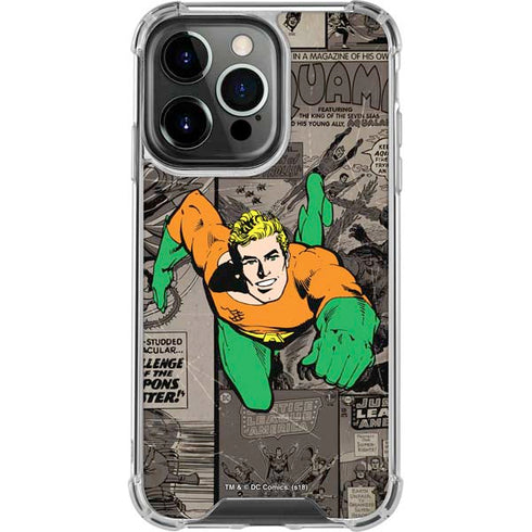 DC Comics Aquaman Classics Art iPhone 16 Pro Max Clear Case