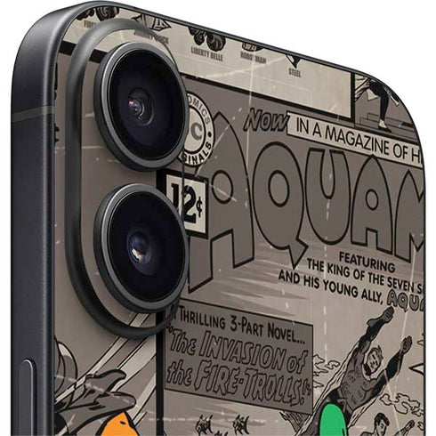 DC Comics Aquaman Classics Art iPhone 16 Skin