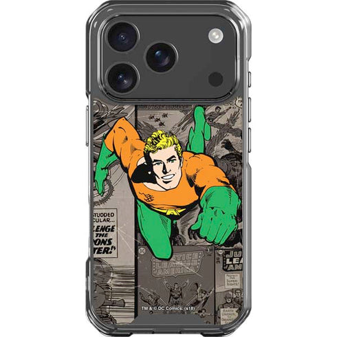 DC Comics Aquaman Classics Art iPhone 18 Pro Clear Case