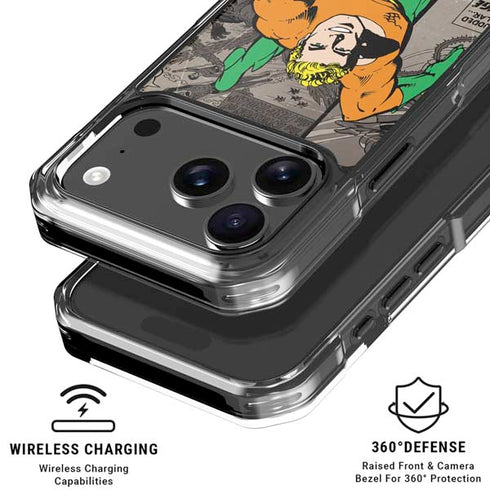 DC Comics Aquaman Classics Art iPhone 18 Pro Clear Case
