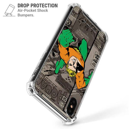 DC Comics Aquaman Classics Art iPhone X/XS Clear Case