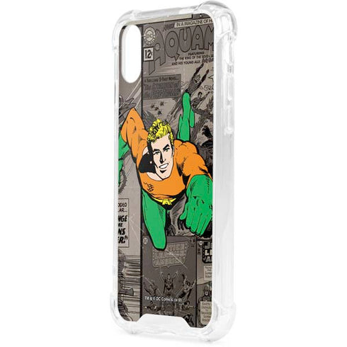 DC Comics Aquaman Classics Art iPhone XS Clear Case