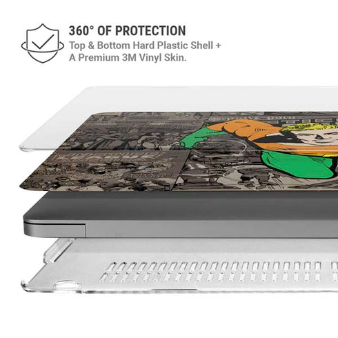 DC Comics Aquaman Classics Art MacBook Pro 14in (2021-24) Case plus Skin