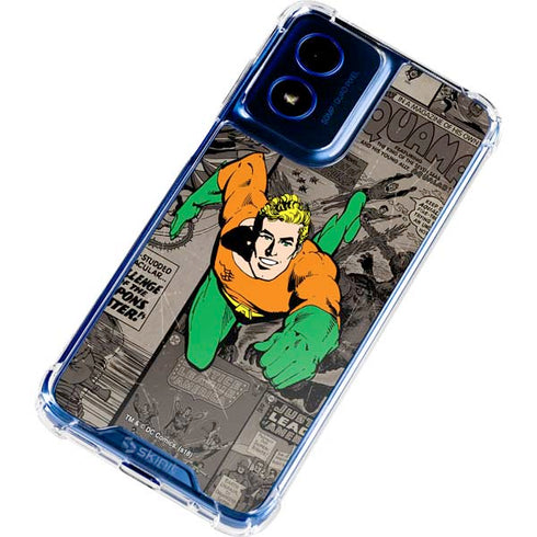 DC Comics Aquaman Classics Art Moto G Play 4G (2024) Clear Case