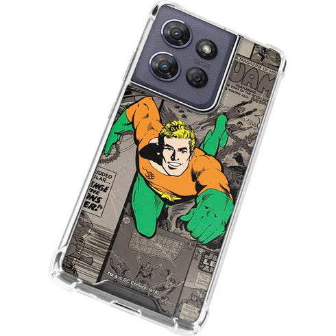 DC Comics Aquaman Classics Art Moto G Play 5G (2025) Clear Case