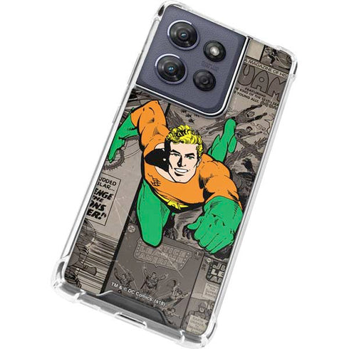 DC Comics Aquaman Classics Art Moto G Stylus 5G (2025) Clear Case