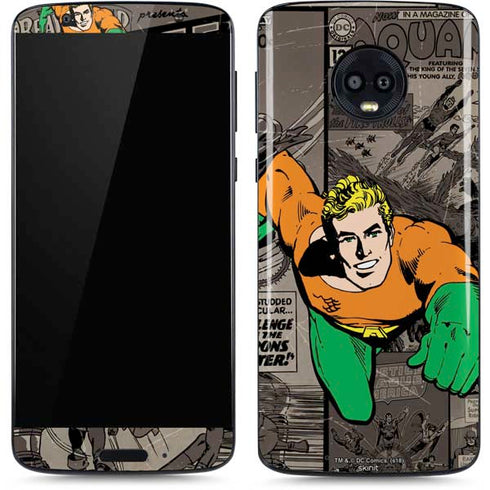 DC Comics Aquaman Classics Art Moto G6 Skin