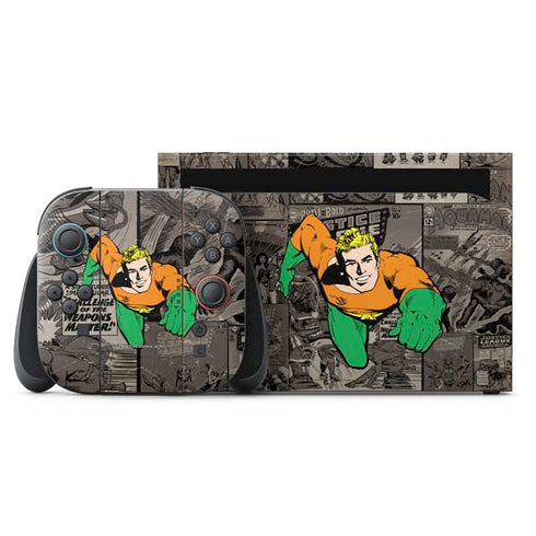 DC Comics Aquaman Classics Art Nintendo Skins