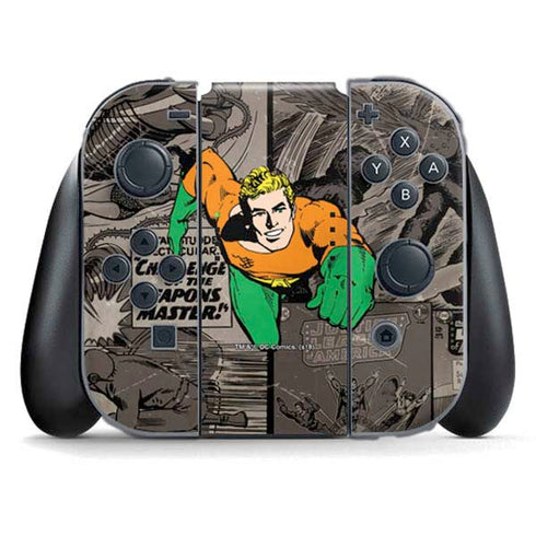 DC Comics Aquaman Classics Art Nintendo Switch (2017-2021) Joy-Con Controller Skin
