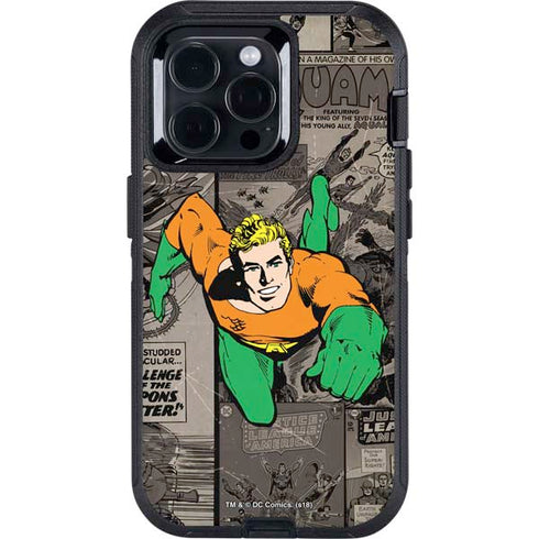 DC Comics Aquaman Classics Art Otterbox Defender iPhone Skin