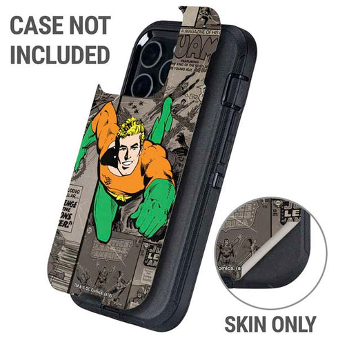 DC Comics Aquaman Classics Art Otterbox Defender iPhone Skin