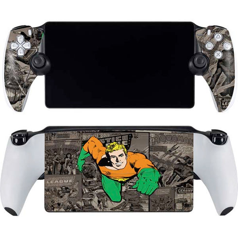 DC Comics Aquaman Classics Art PlayStation Portal Remote Player Skin