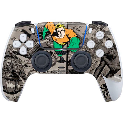 DC Comics Aquaman Classics Art PS5 Pro Bundle Skin