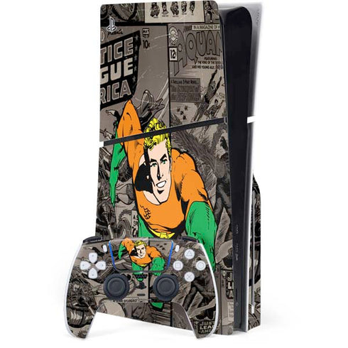 DC Comics Aquaman Classics Art PlayStation PS5 Skins