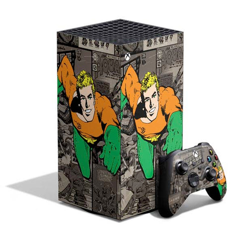 DC Comics Aquaman Classics Art XBox Series X Digital Edition Bundle Skin